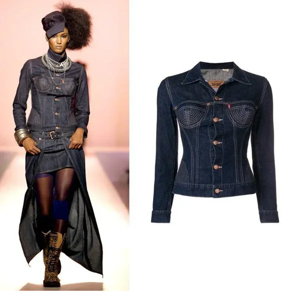 ジャケット JeanPaul GAULTIER Jean Paul Gaultier Corset Denim Jacket Jean Paul Gaultier | Jackets & Coats | Jeanpaul Gaultier X